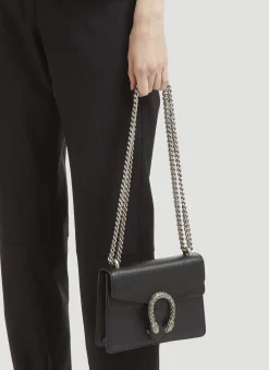 Dionysus Mini Swarovski Tiger Head Crossbody Bag>Gucci New