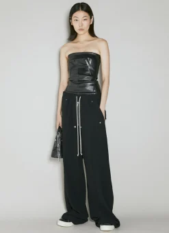 Distressed Bustier Top>Rick Owens