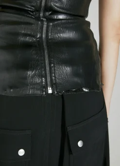 Distressed Bustier Top></noscript>Rick Owens