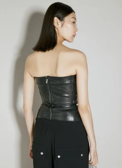 Distressed Bustier Top></noscript>Rick Owens