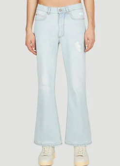 Men ERL Jeans^Distressed Denim Jeans