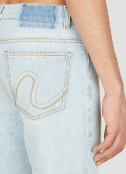 Men ERL Jeans^Distressed Denim Jeans