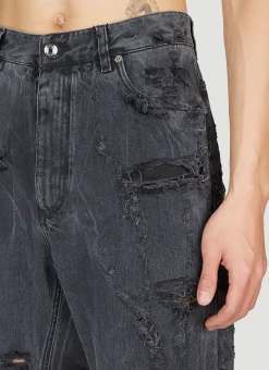 Men Dolce & Gabbana Jeans^Distressed Denim Jeans