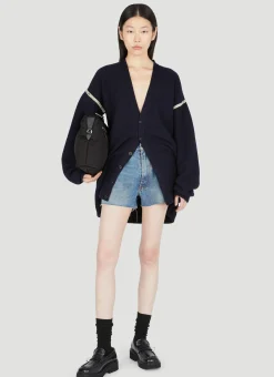 Distressed Denim Shorts>Maison Margiela