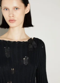 Distressed Knit Dress></noscript>MM6 Maison Margiela Hot