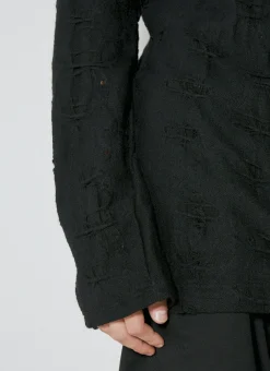 Men Yohji Yamamoto Knitwear^Distressed Knit Sweater