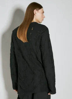 Men Yohji Yamamoto Knitwear^Distressed Knit Sweater