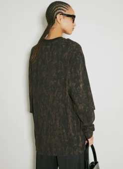 Distressed Logo Print Sweatshirt>Song for the Mute New