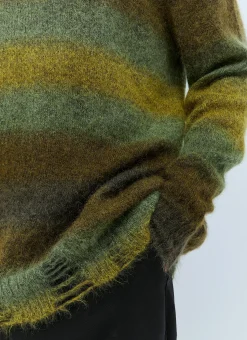 Men Song for the Mute Knitwear^Distressed Oversized Mohair Sweater
