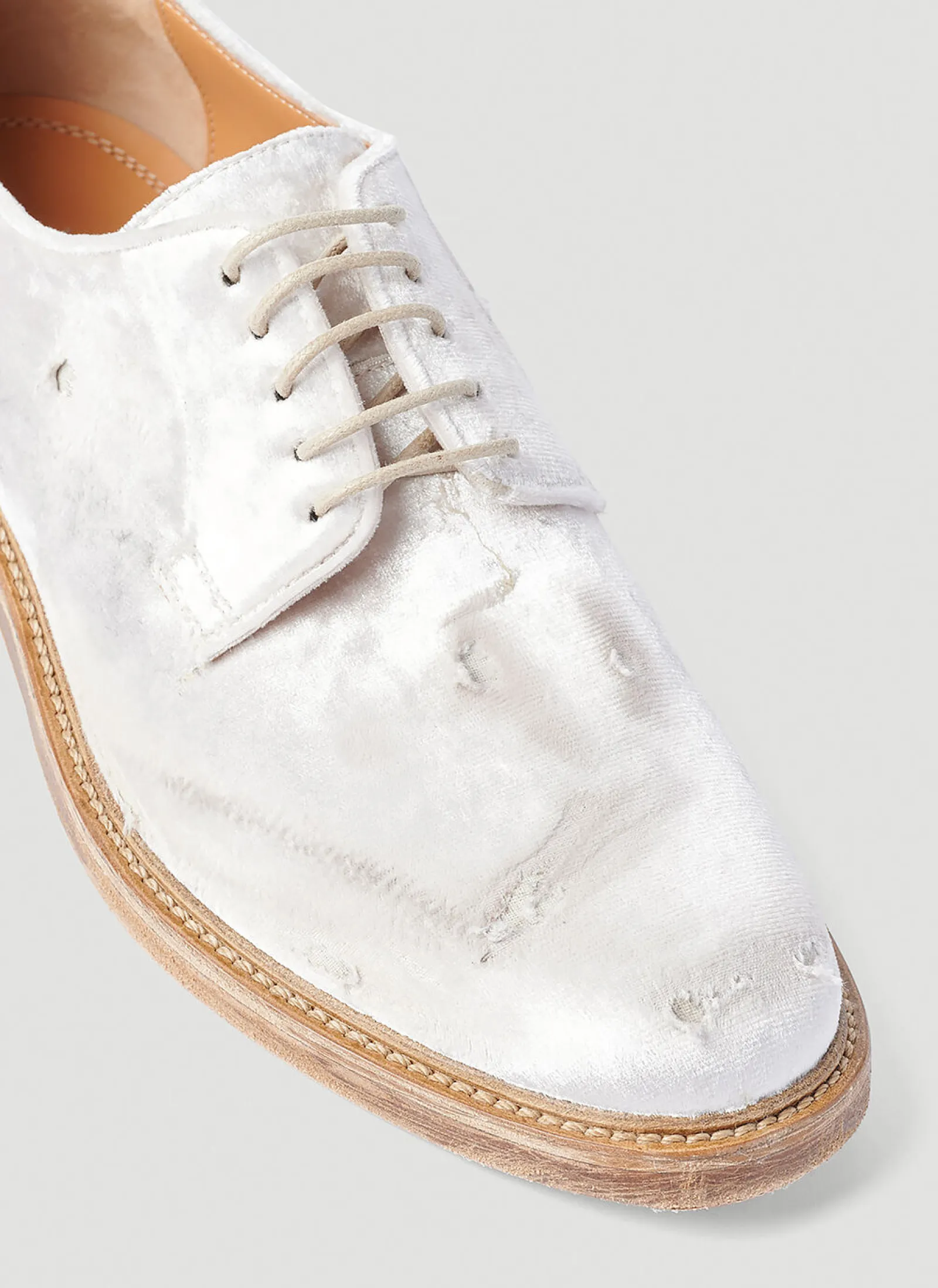Men Maison Margiela Lace Ups^Distressed Oxford Shoes