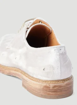 Men Maison Margiela Lace Ups^Distressed Oxford Shoes