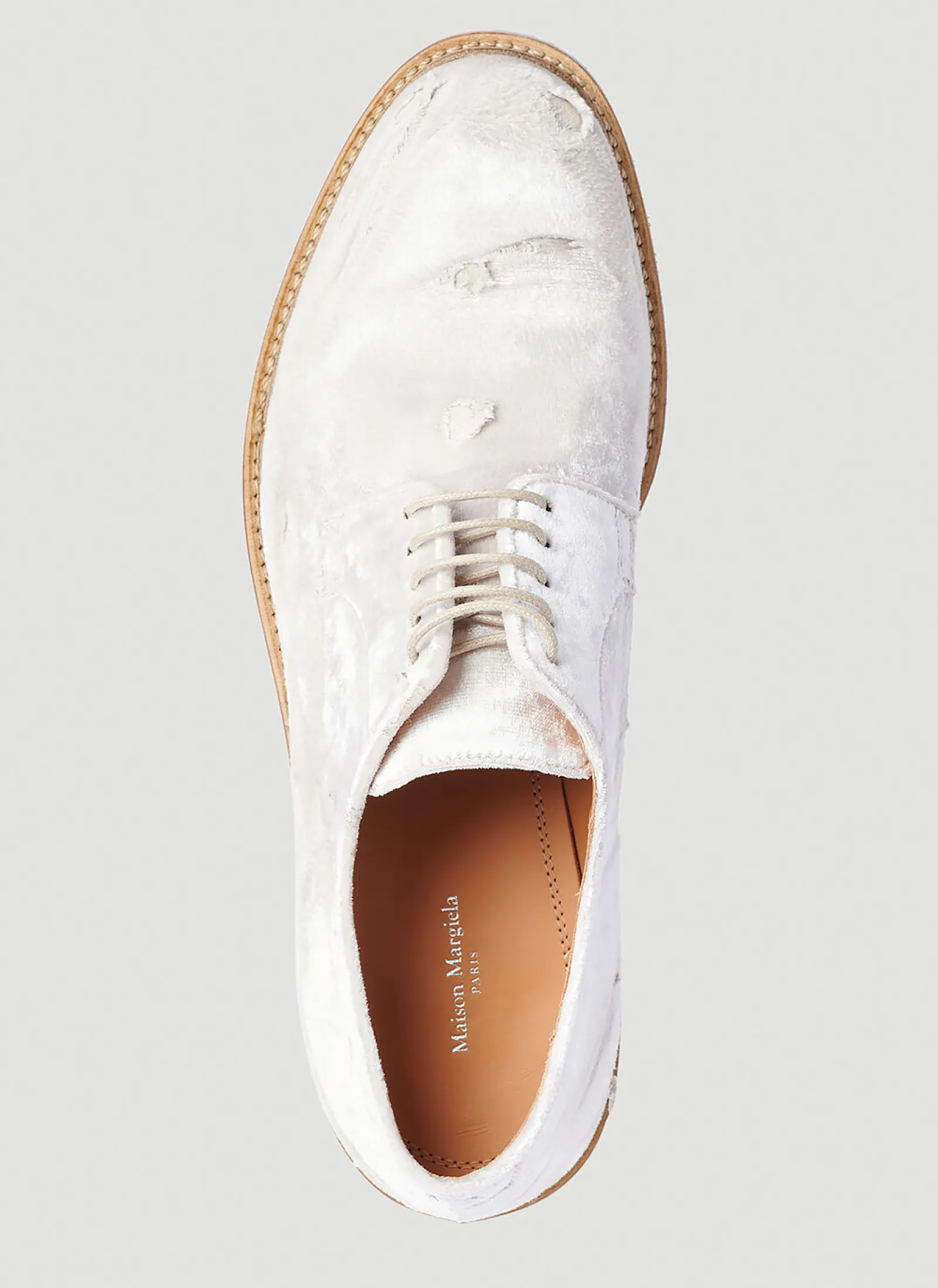Men Maison Margiela Lace Ups^Distressed Oxford Shoes