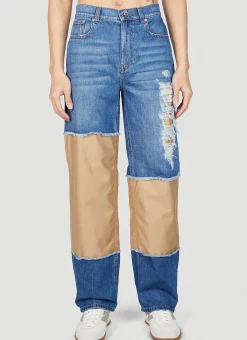 Men JW Anderson Jeans^Distressed Patches Jeans