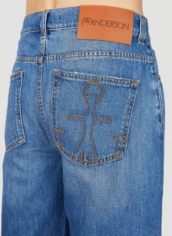 Men JW Anderson Jeans^Distressed Patches Jeans