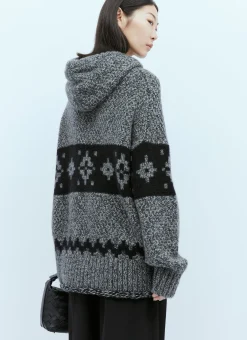 Dobbi Hooded Knit Sweater>KHAITE Best