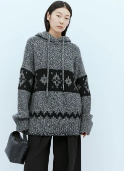 Dobbi Hooded Knit Sweater></noscript>KHAITE Best