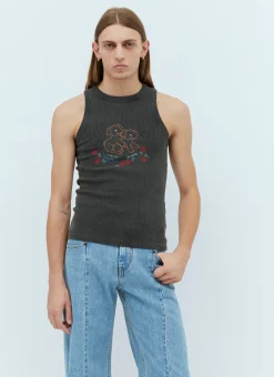 Men Carne Bollente Tops^Dogmination Tank Top