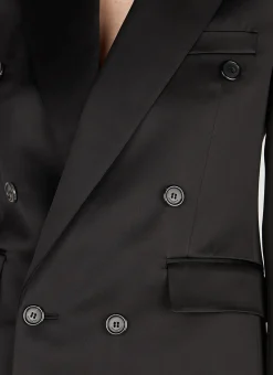 Double Breasted Silk Blazer><noscript><img width=