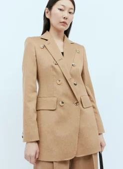 Double Breasted Wool Blazer>Max Mara Sale