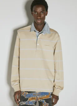 Men Y/Project Polo Shirts^Double Collar Rugby Polo Shirt