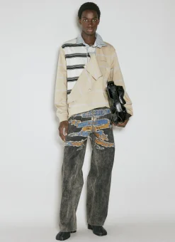 Men Y/Project Polo Shirts^Double Collar Rugby Polo Shirt