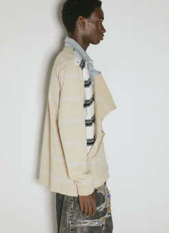 Men Y/Project Polo Shirts^Double Collar Rugby Polo Shirt