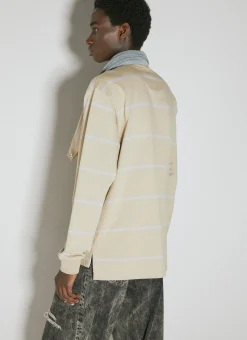 Men Y/Project Polo Shirts^Double Collar Rugby Polo Shirt