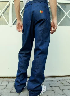 Double Denim Knee Work Pants>Sky High Farm Workwear Clearance