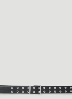 Men GANNI Belts^Double Eyelet Belt