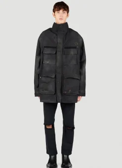 Men Balenciaga Coats^Double Front Parka Jacket