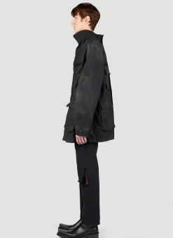Men Balenciaga Coats^Double Front Parka Jacket