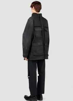 Men Balenciaga Coats^Double Front Parka Jacket