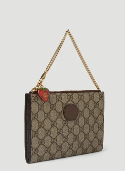 Double G Strawberry Clutch Bag>Gucci Online