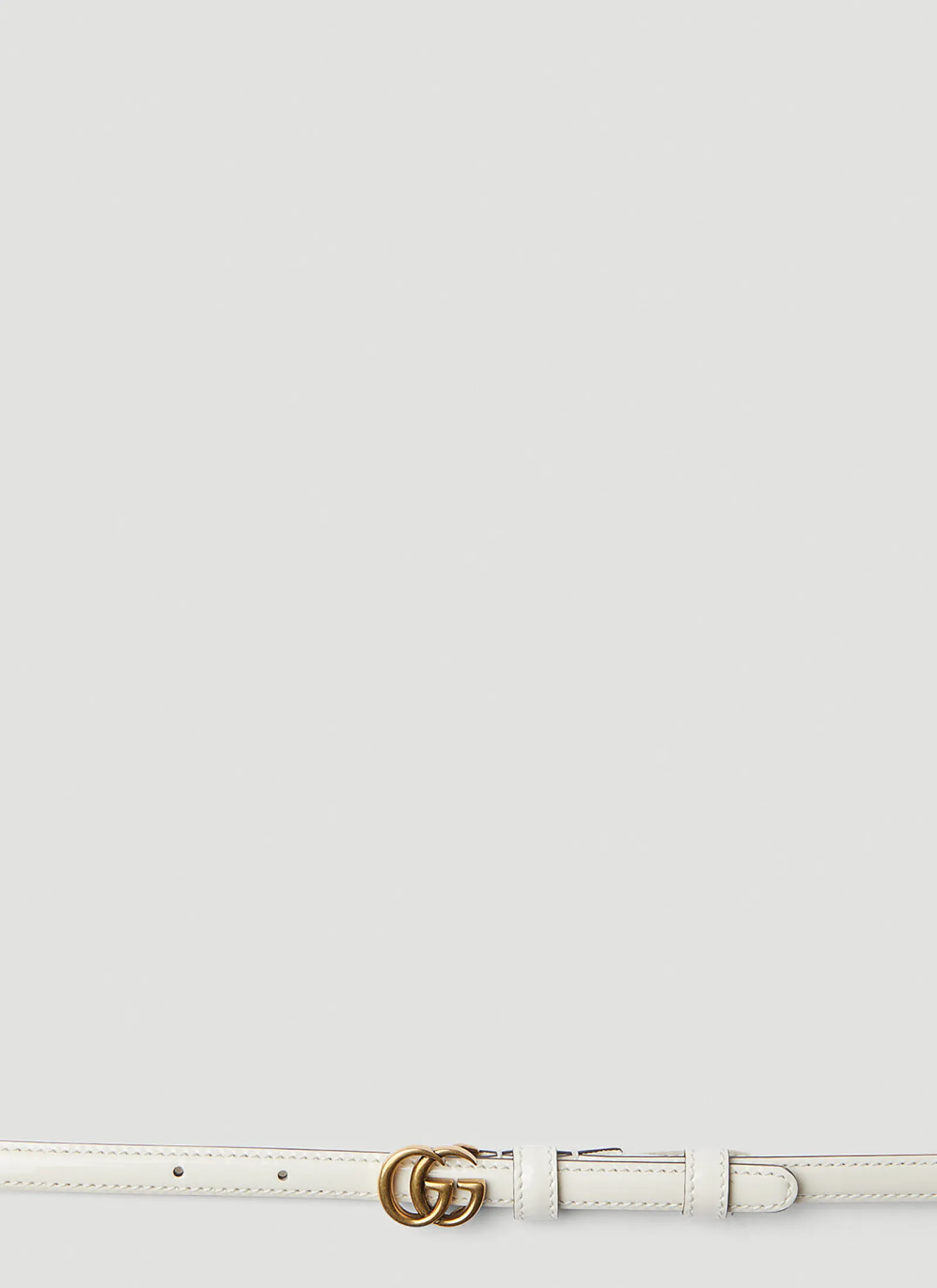 Men Gucci Belts^Double G Thin Belt