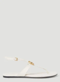 Double G Thong Leather Sandals>Gucci Outlet