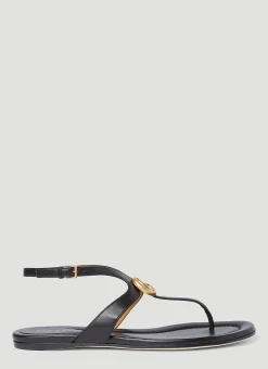 Double G Thong Leather Sandals>Gucci Clearance