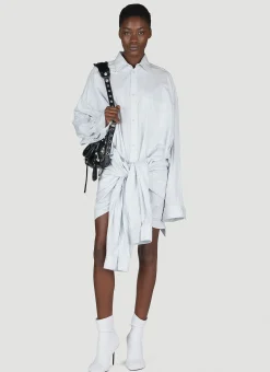 Double Pin-Stripe Shirt>Balenciaga