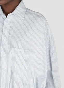 Double Pin-Stripe Shirt></noscript>Balenciaga