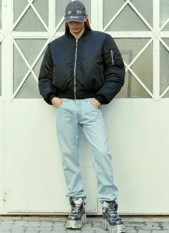 Double Waist Denim Jeans></noscript>VTMNTS