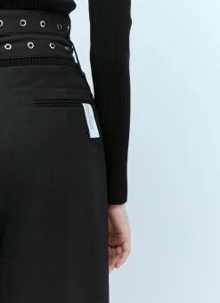 Double-Belt Tailored Pants></noscript>Rokh Online