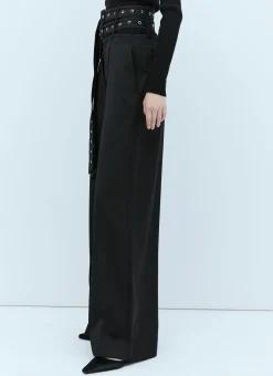 Double-Belt Tailored Pants></noscript>Rokh Online