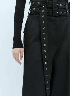 Double-Belt Tailored Pants></noscript>Rokh Online