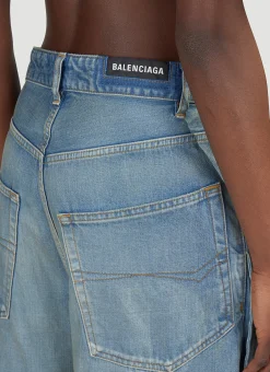 Double-Front Draped Jeans></noscript>Balenciaga New