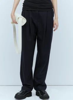 Double-Pleated Tailored Pants>TOTEME Best