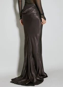 Draped Maxi Skirt></noscript>Ann Demeulemeester