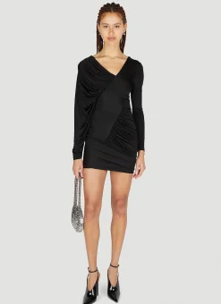 Draped Mini Dress>Saint Laurent Online
