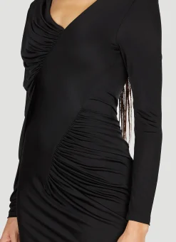 Draped Mini Dress></noscript>Saint Laurent Online