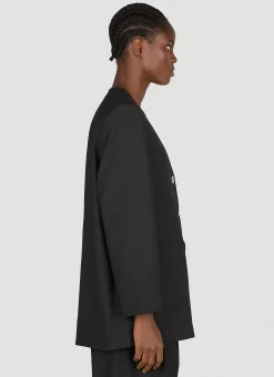 Drapey Melange Oversized Blazer><noscript><img width=