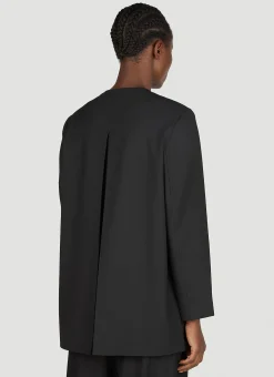 Drapey Melange Oversized Blazer><noscript><img width=