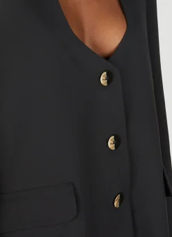 Drapey Melange Oversized Blazer><noscript><img width=